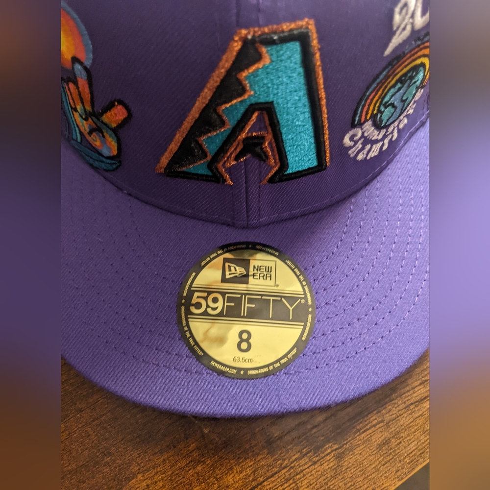 Arizona Diamond Backs Special Edition Fitted MLB Baseball Hat. - Picture 2 of 6